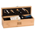 Bamboo Single Wine Presentation Box with Tools